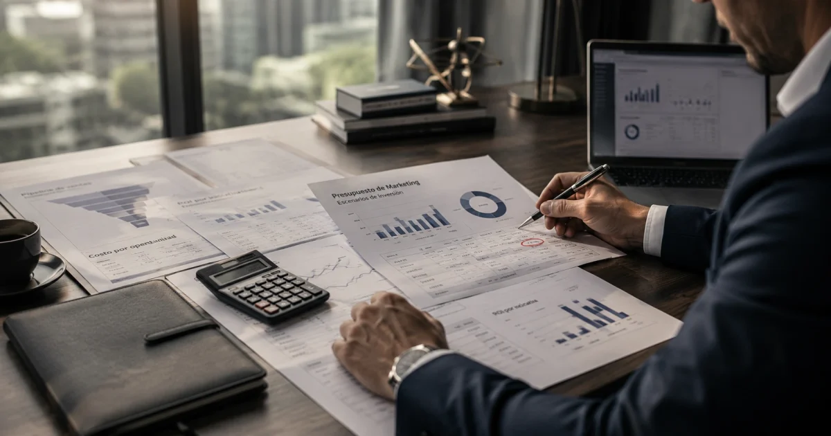 presupuesto de marketing como decisión financiera
